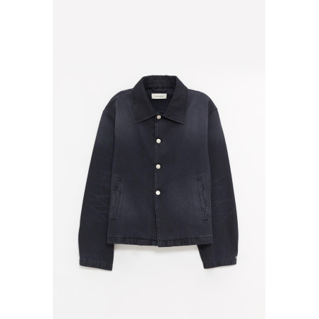 MFPEN RINSED BLACK UNION JACKET